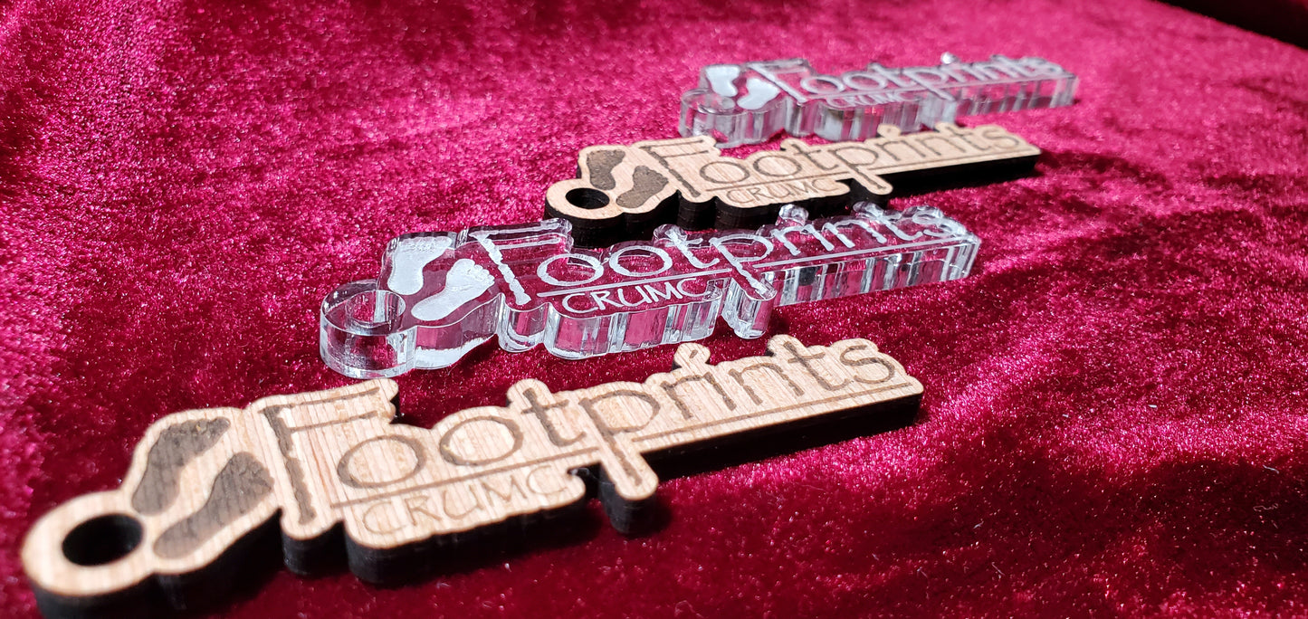 Footprints Keychain - Custom