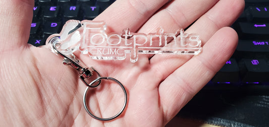 Footprints Keychain - Custom