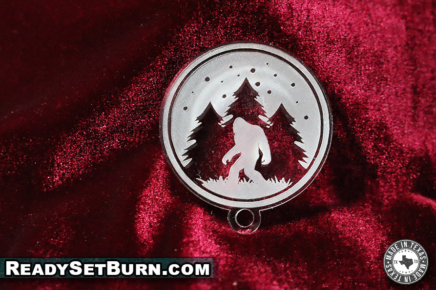 Bigfoot Keychains - 100% Locally Made, Handcrafted, Custom Acrylic Keychain