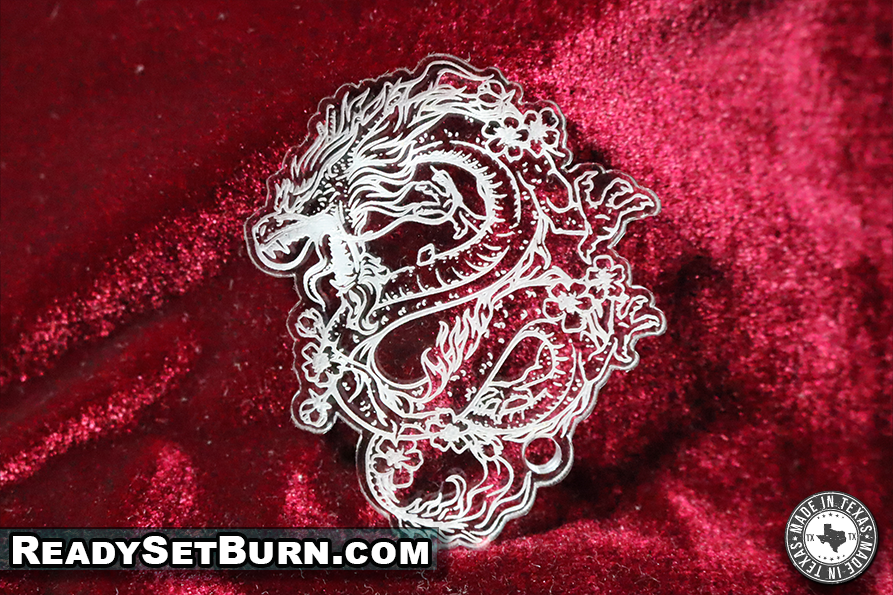 Dragon Keychains - 100% Locally Made, Handcrafted, Custom Acrylic Keychain