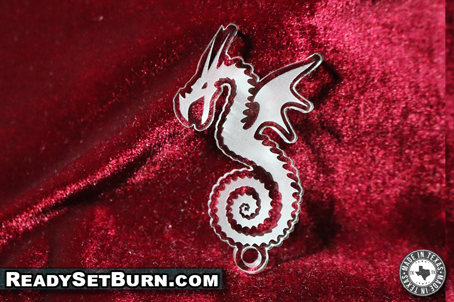 Dragon Keychains - 100% Locally Made, Handcrafted, Custom Acrylic Keychain