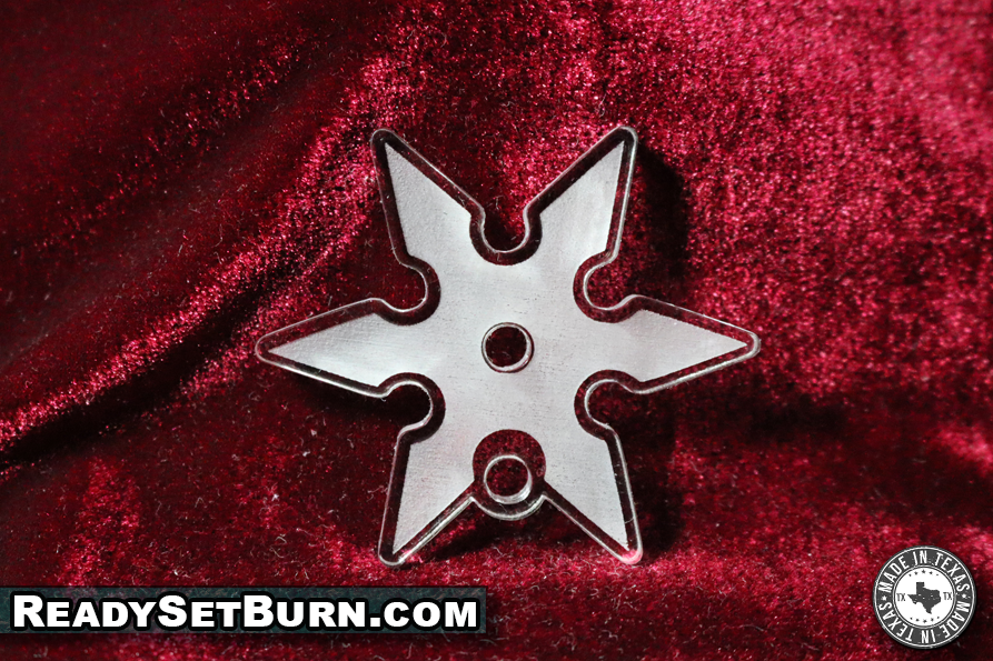 Ninja Star - Acrylic Keychain