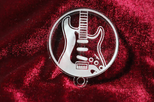 Stratocaster - Round - Acrylic Keychain