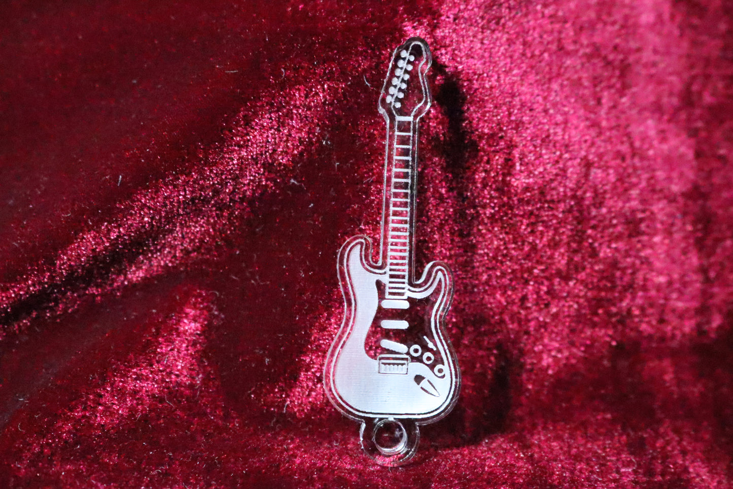 Stratocaster Guitar - Acrylic Keychain