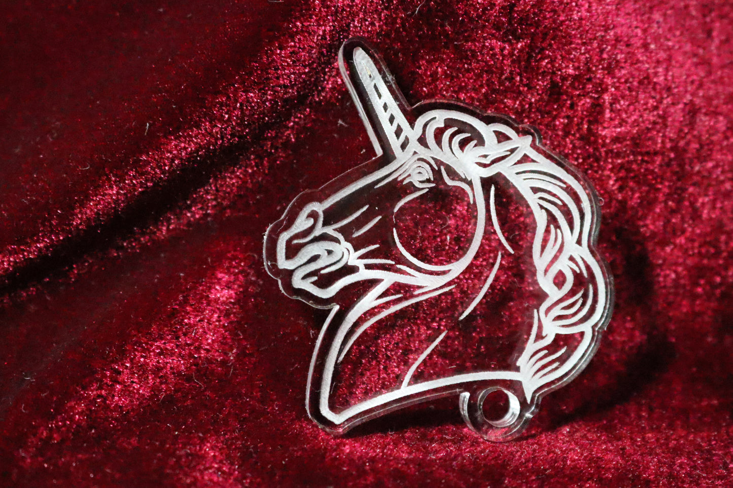 Unicorn 2 - 100% Locally Made, Handcrafted, Custom Acrylic Keychain