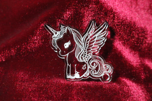 Unicorn 5 - 100% Locally Made, Handcrafted, Custom Acrylic Keychain